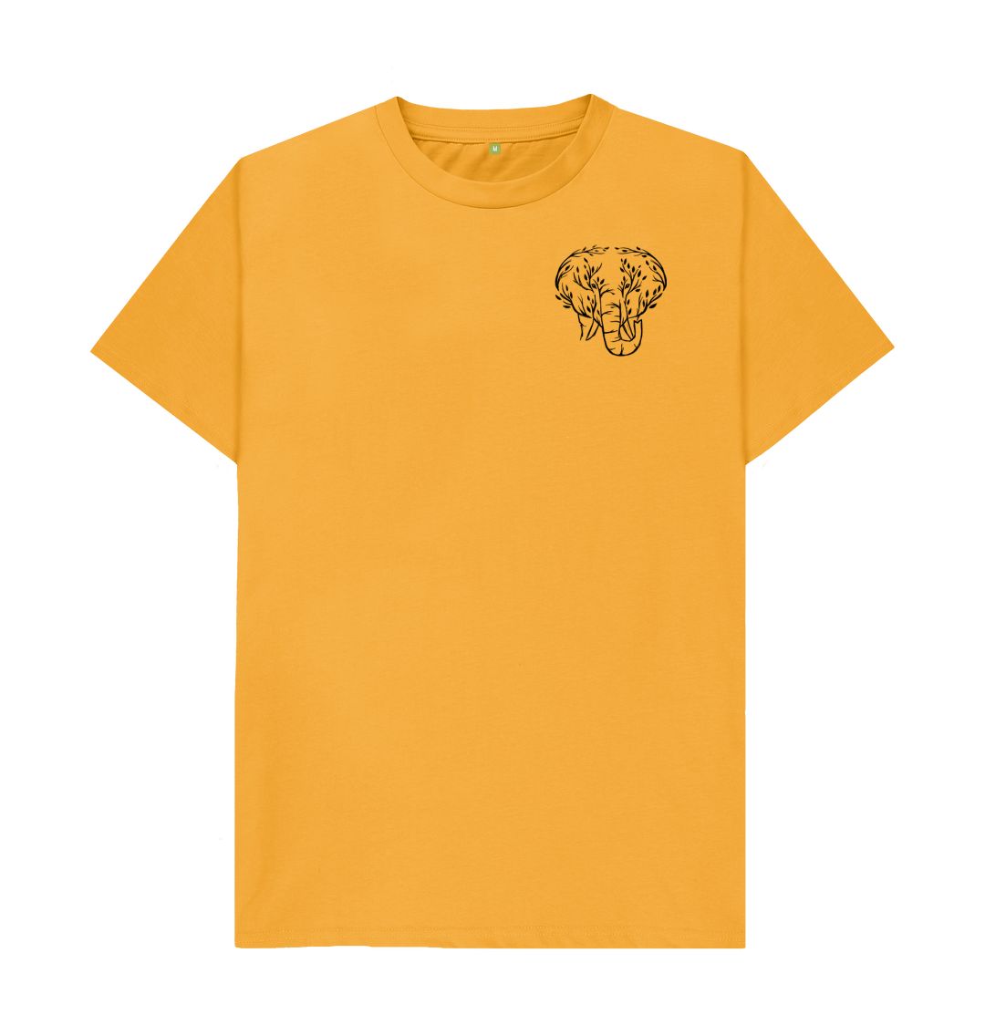 Mustard Green Earth Elephant Tee