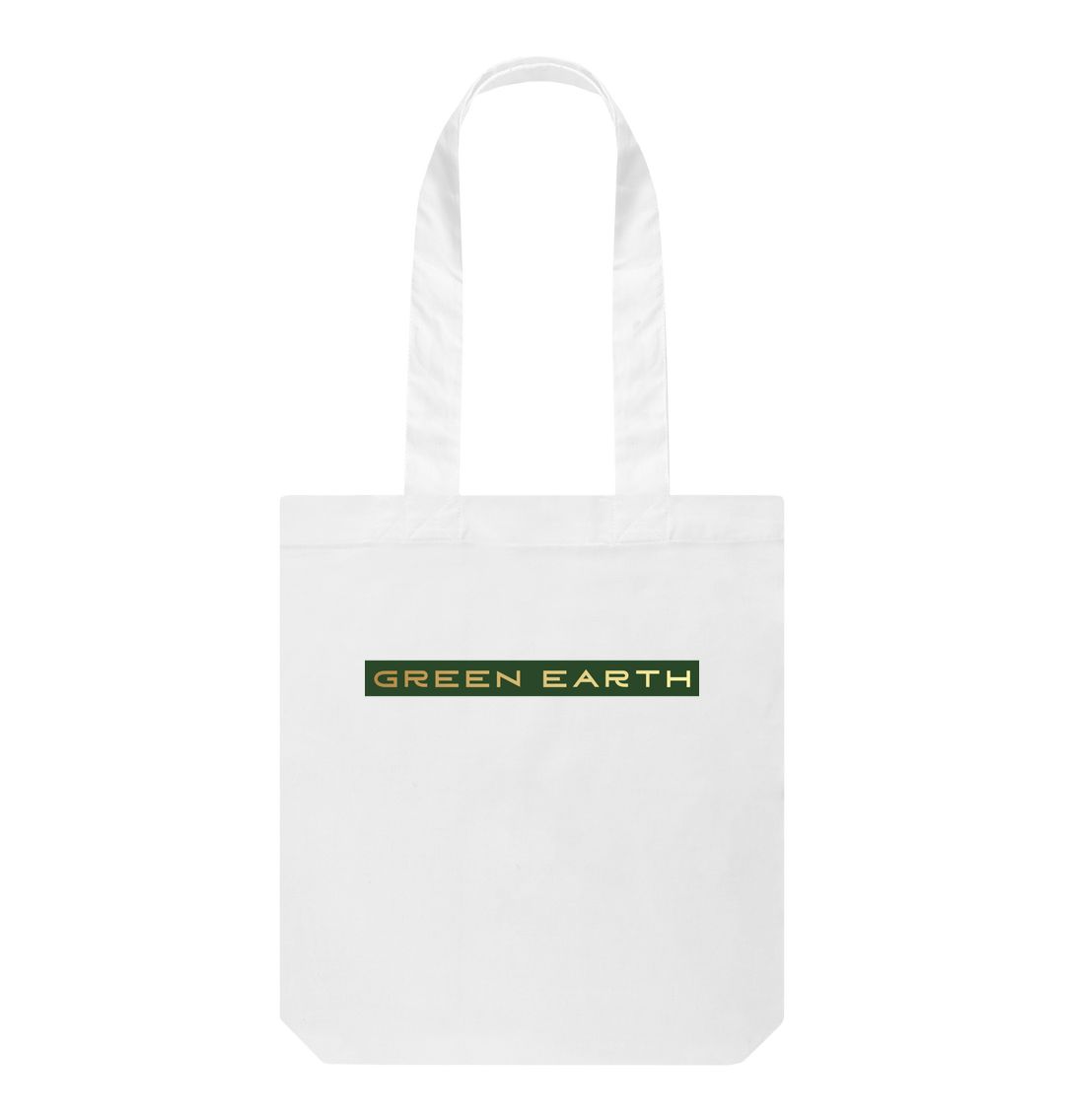 White Green Earth Bag