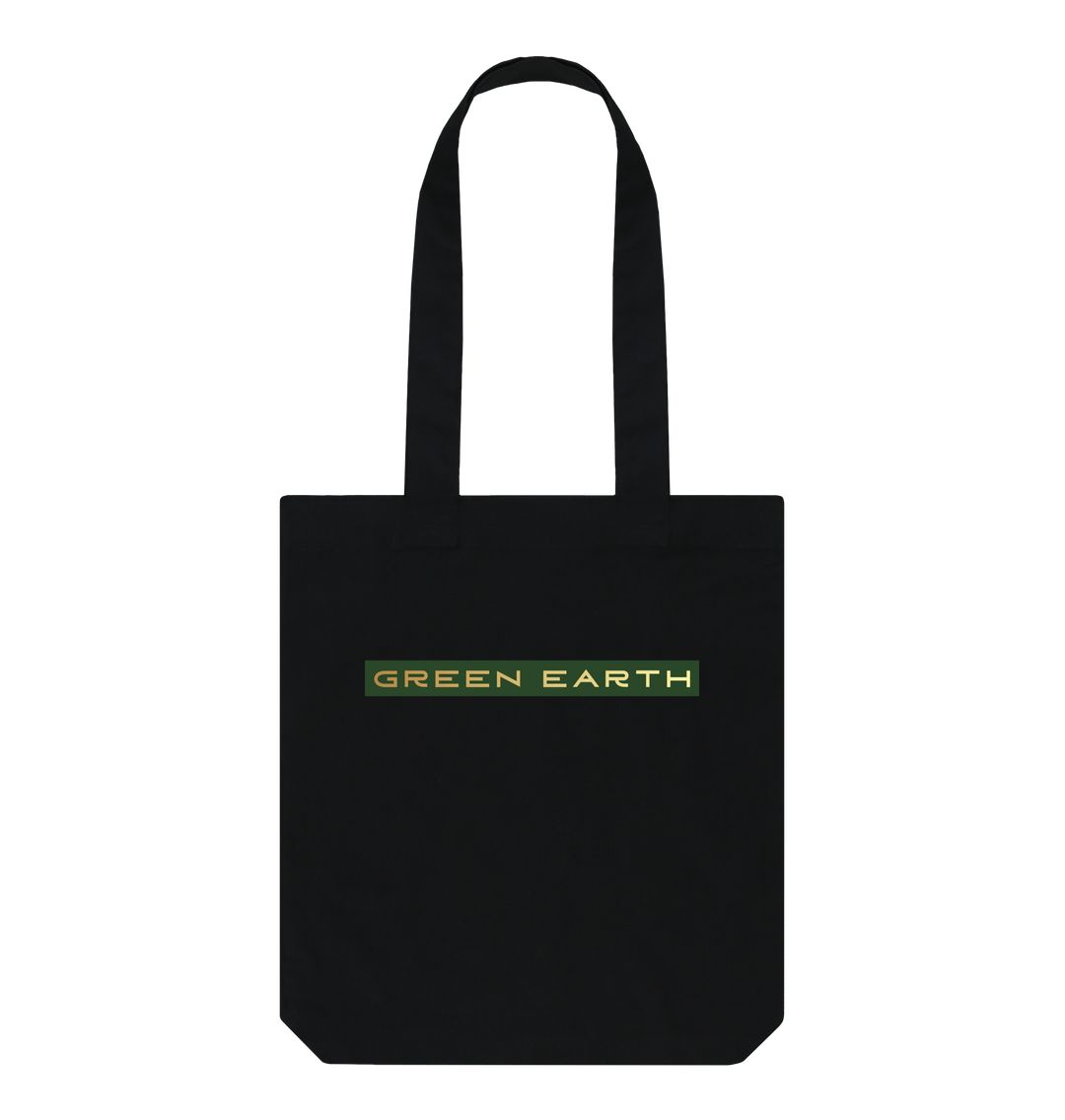 Black Green Earth Bag