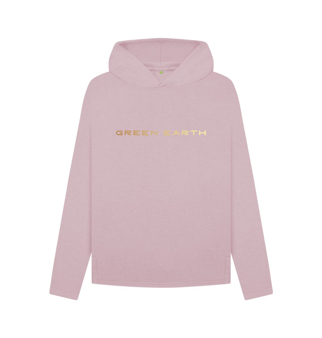 Mauve Hour Glass Hoody Relaxed Fit