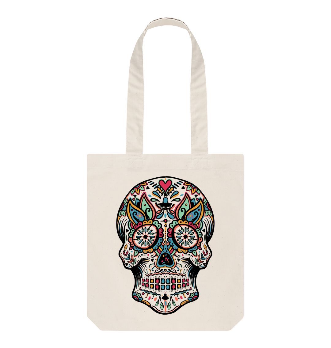 Natural Sugar Skull Bag