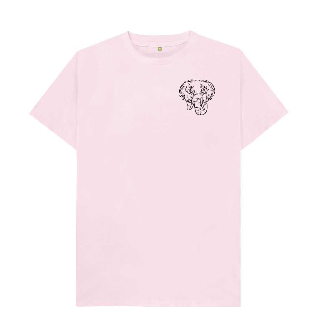 Pink Green Earth Elephant Tee