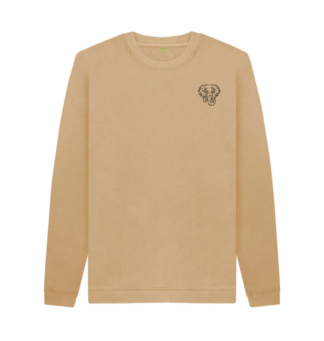 Sand GreenEarth Elephant Sweater