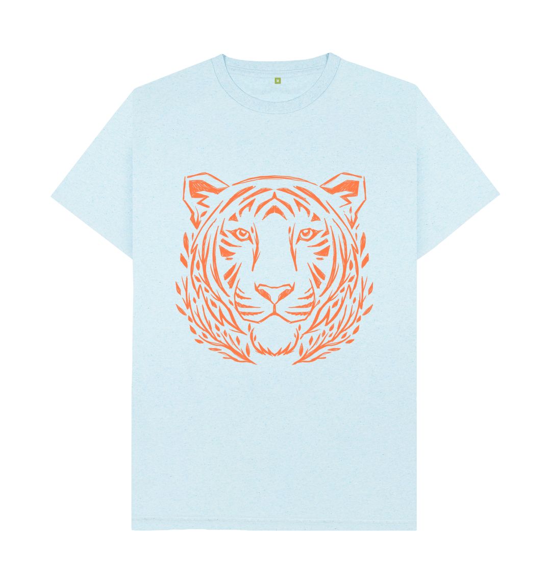 Light Blue GreenEarth Tiger Tee