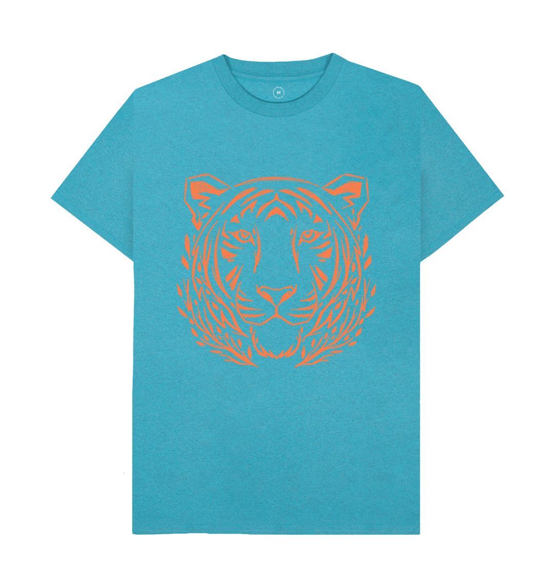 Ocean Blue GreenEarth Tiger Tee