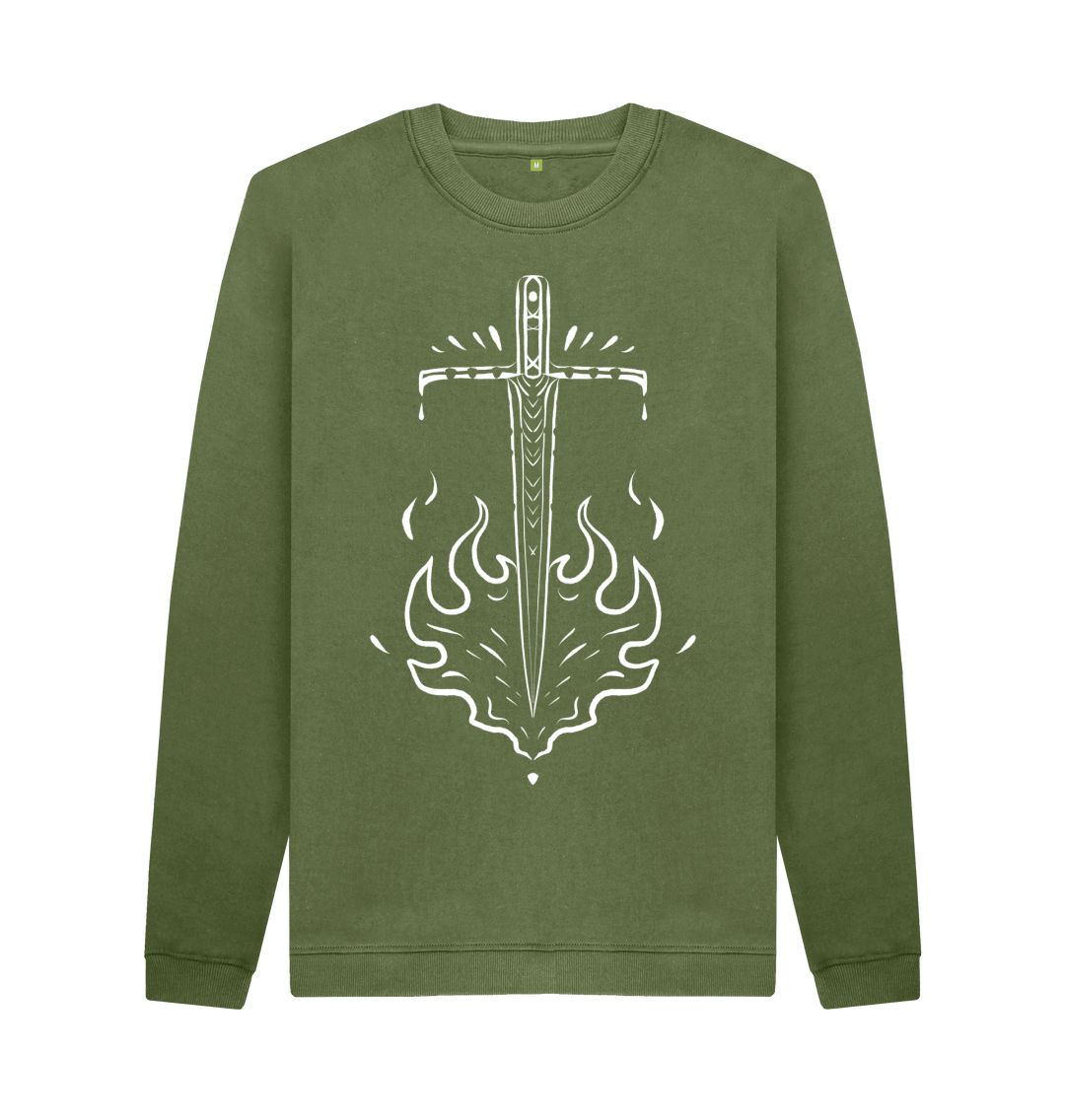 Khaki GreenEarth Sword Sweater