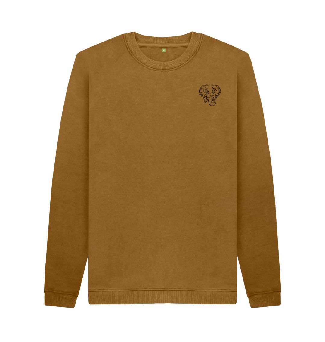 Brown GreenEarth Elephant Sweater