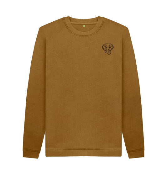 Brown GreenEarth Elephant Sweater