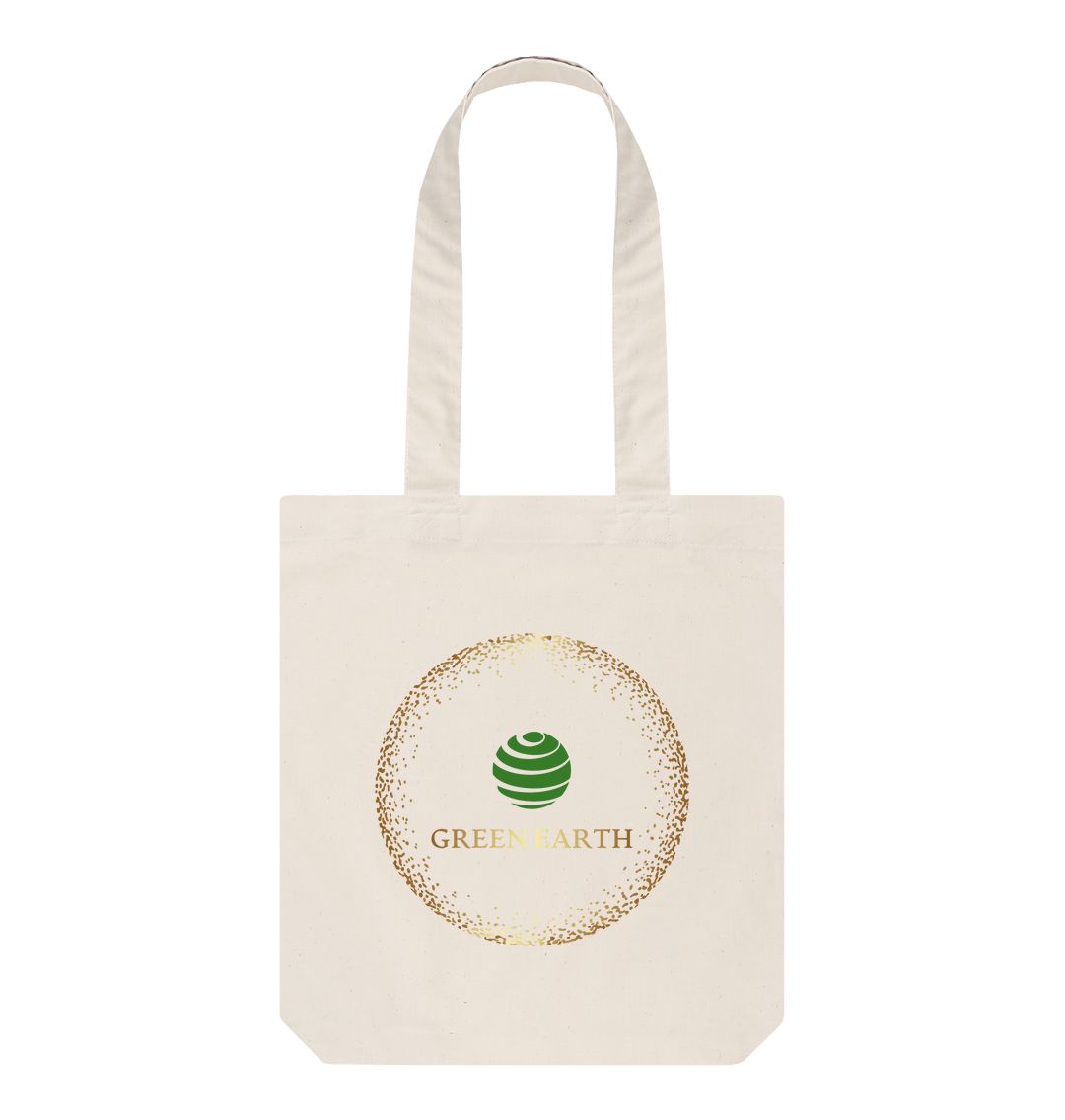 Natural Green Earth tote bag