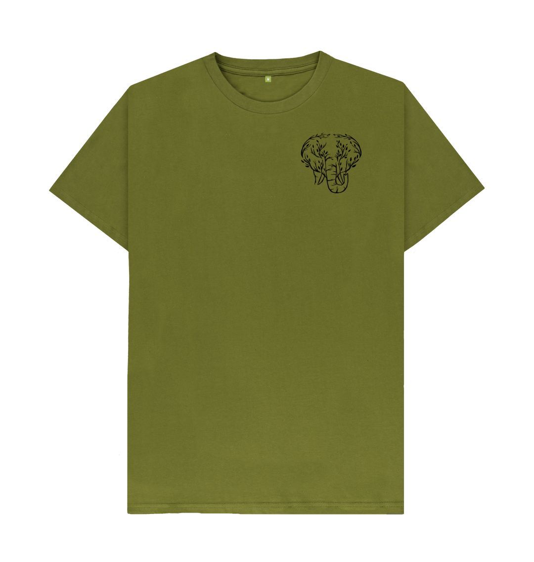 Moss Green Green Earth Elephant Tee