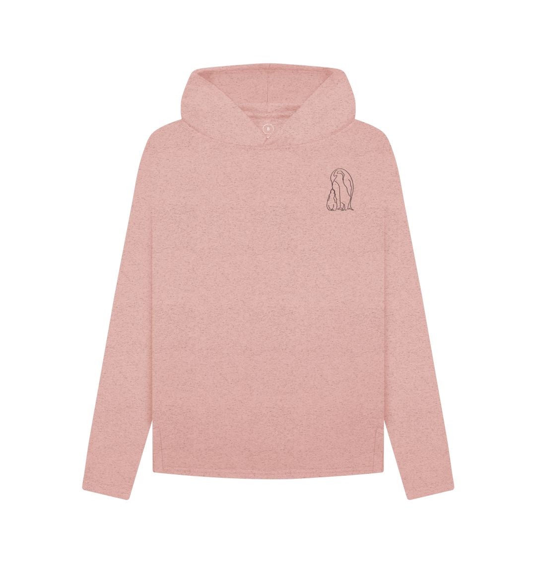 Sunset Pink GreenEarth Penguin Hoody