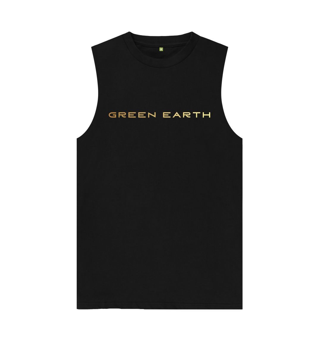 Black Mens Vest Top