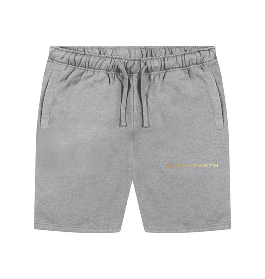 Athletic Grey Mens Organic Cotton Shorts