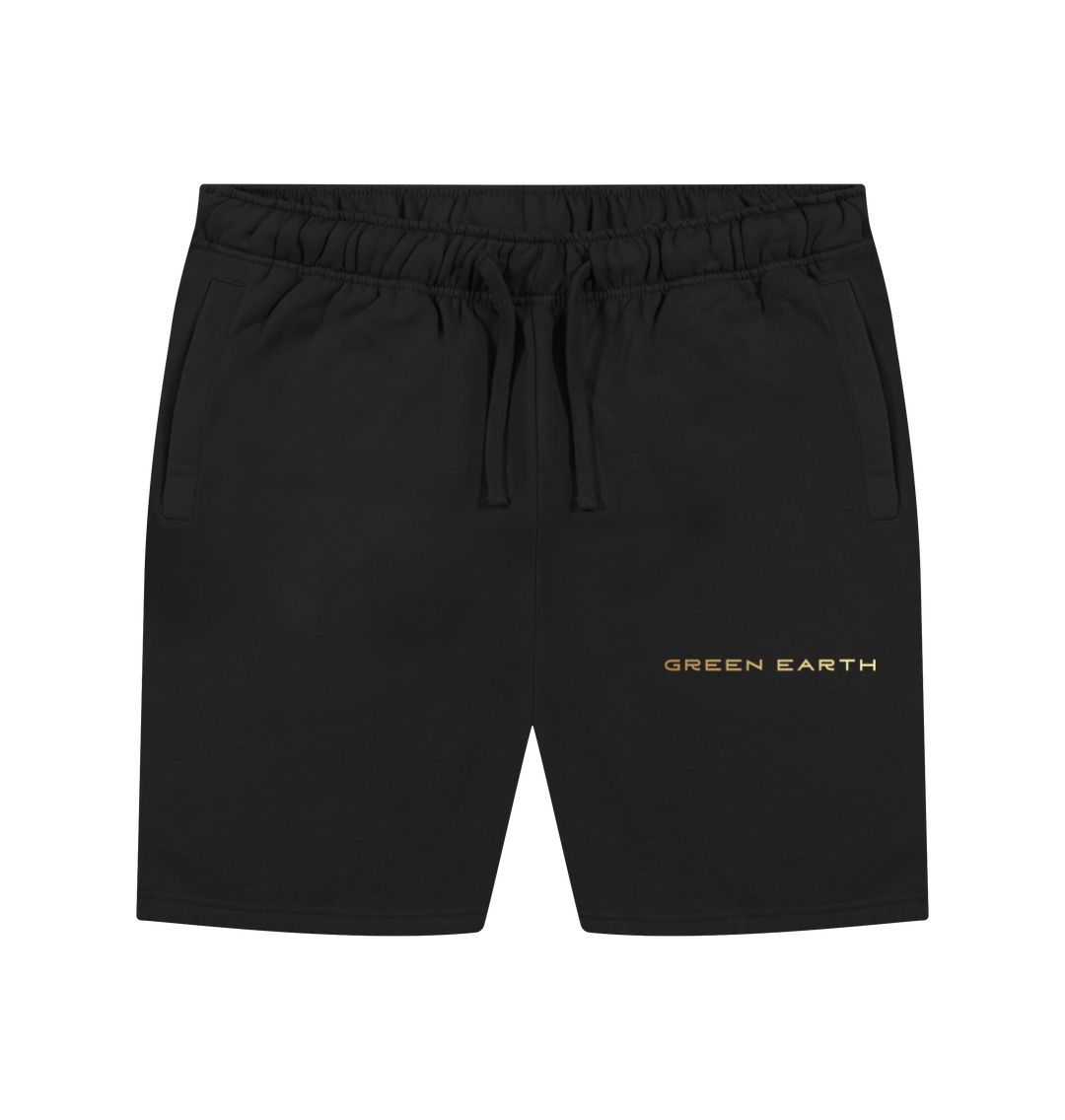 Black Mens Organic Cotton Shorts