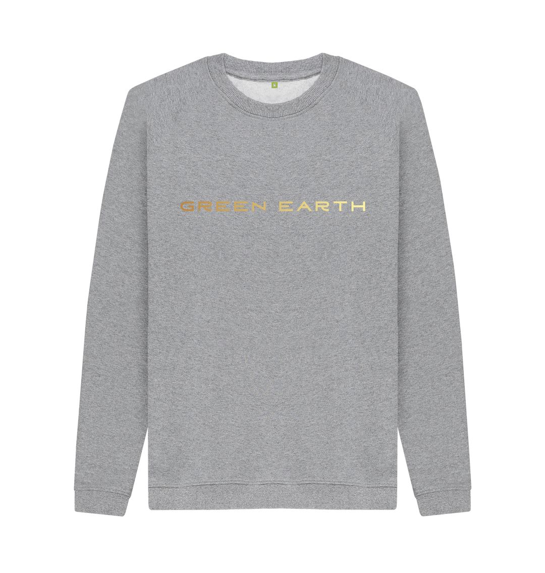 Light Heather Mens Crew Neck Sweater